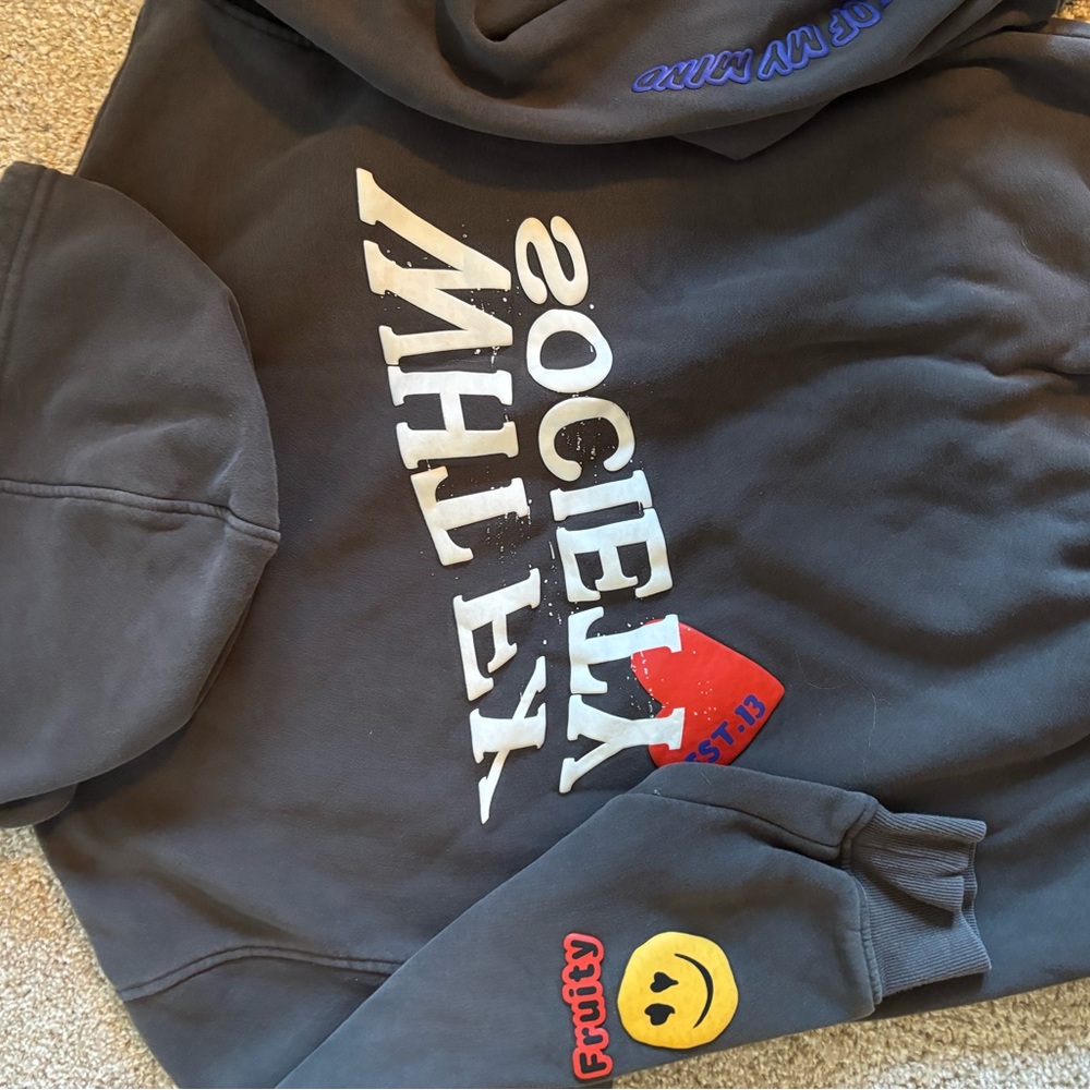 White Fox Boutique Charcoal Crewneck Sweater